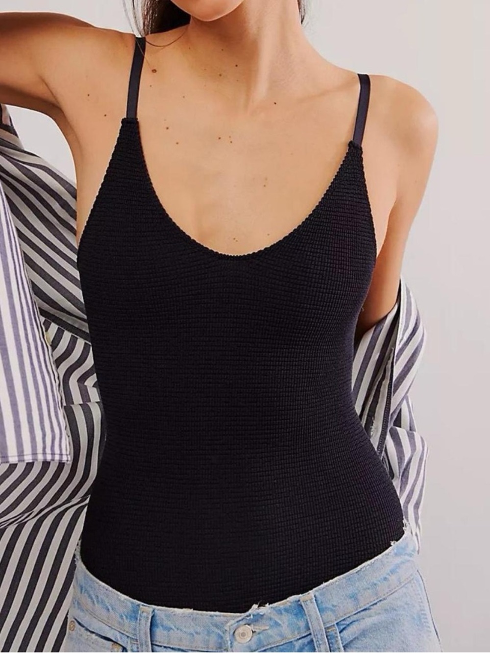 Free People The Rib I Reach For Bodysuits